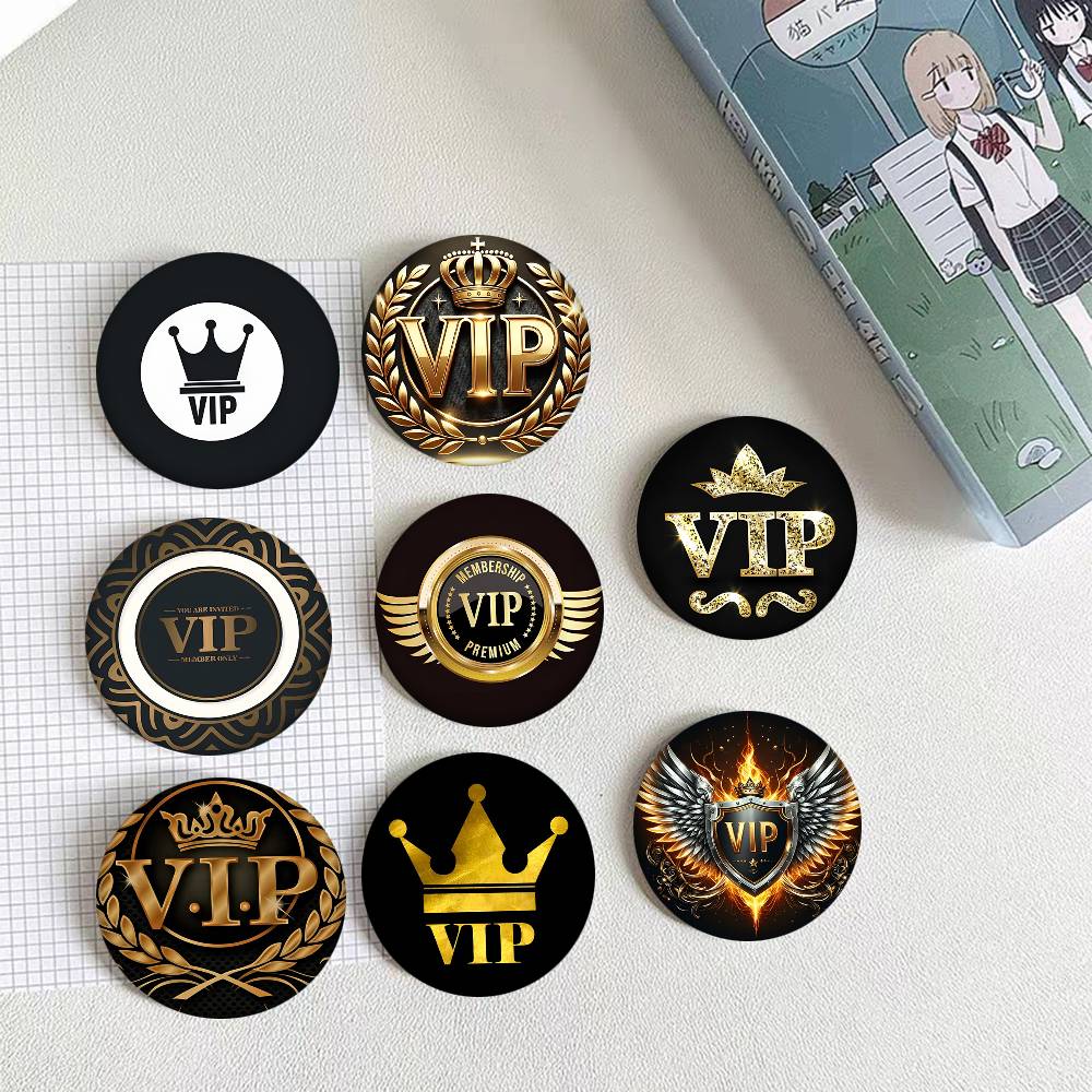 Japan Lifestyle - 1pc VIP オンライフ漫画スタイルバッジブローチバックパック装飾ラウンドエナメルピンアクセサリー用