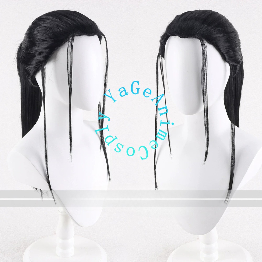 Japan Lifestyle - 不死身の王王野の日常 コスプレウィッグ ブラックポニーテールスタイル キャラクターヘアアクセサリー