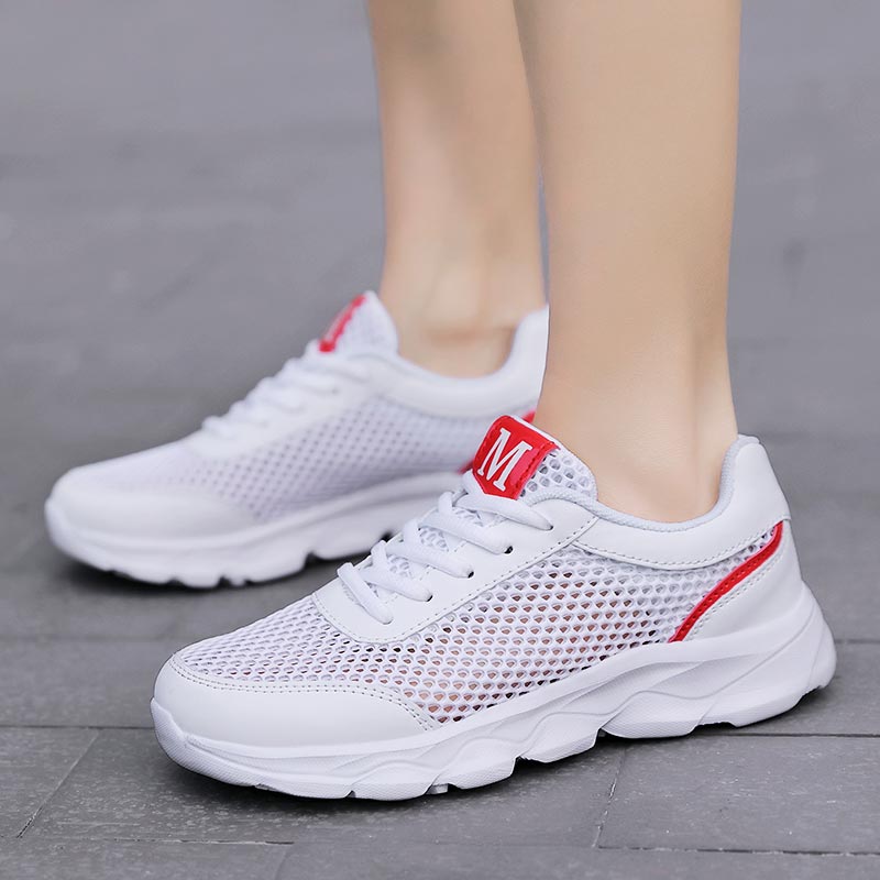 女性用通気性メッシュスニーカー,軽量ランニングシューズ,ベー - Japanese Lifestyle Store Uk のレビューと価格