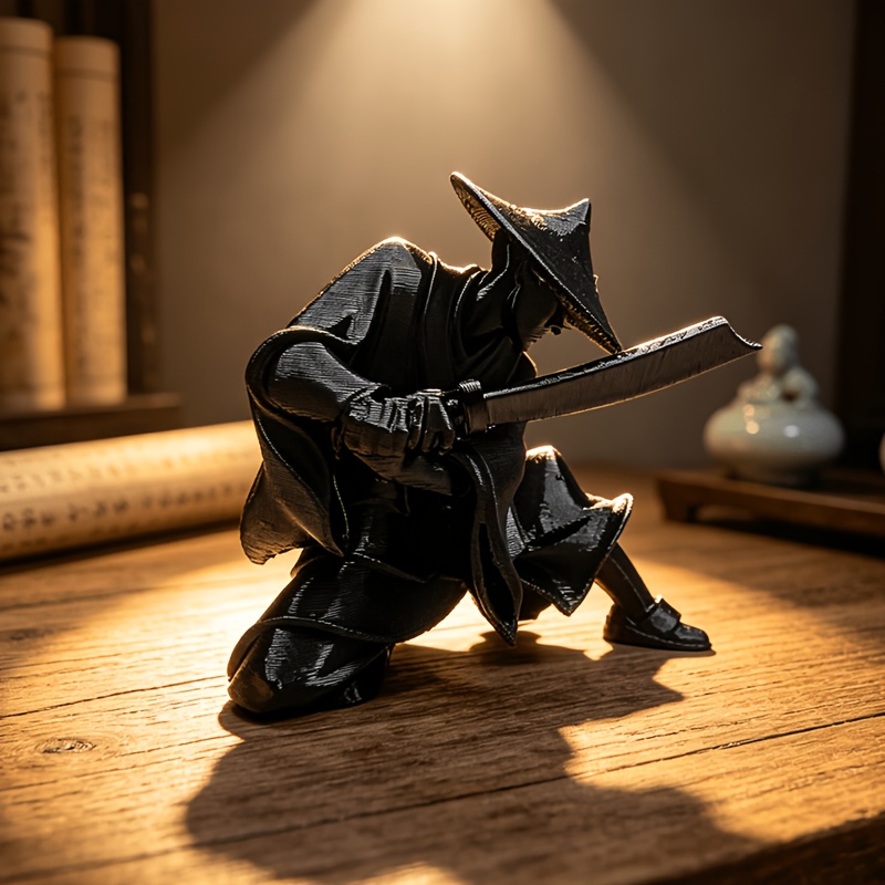 日本の伝統的な侍のミニチュア彫刻、3Dプリントによる古代戦士 - Japan Lifestyle のレビューと価格